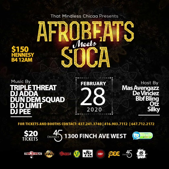Afrobeats meets Soca